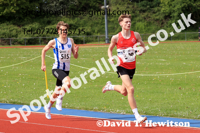 800 metres, 2026 North Eastern Track and Field Champs, Shildon, County Durham. Photo: David T. Hewitson/Sports for All Pics